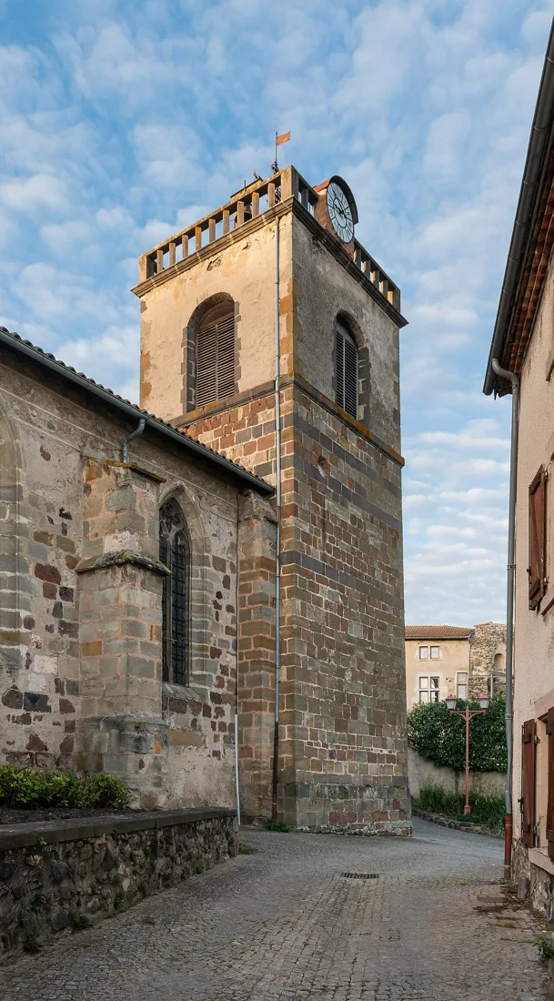 Saint George church in  Saint-Georges-sur-Allier , Puy-de-Dôme, France